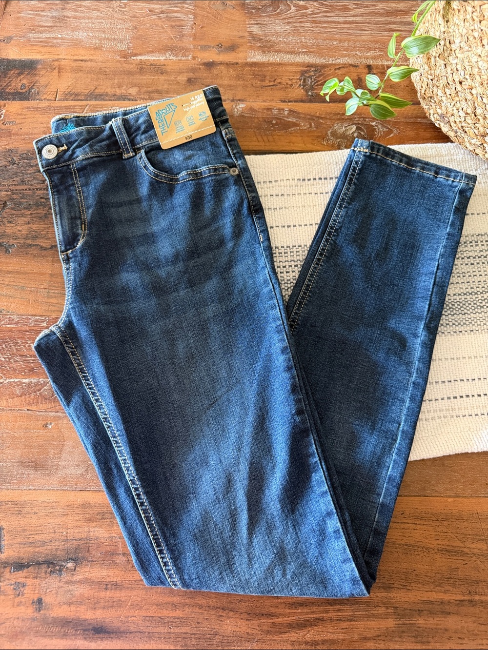 Girls Superflex High Rise Skinn Dark Waah Jeans